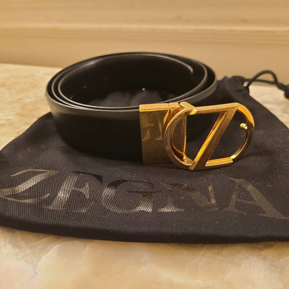 Authentic Men's Zenga Reversible Black Belt